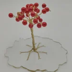 Árbol Perlado Rojo - Reflejos de Alegría