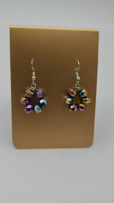 Pendientes Arcoíris de Piedra