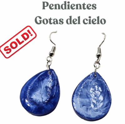 Pendientes Gota de cielo