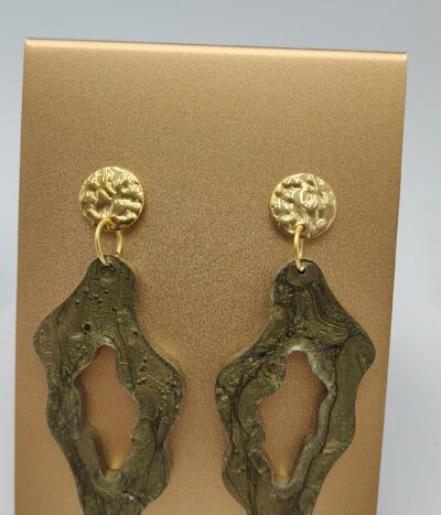 Pendientes de Lago Dorado by JoyArbs - Ref: A173