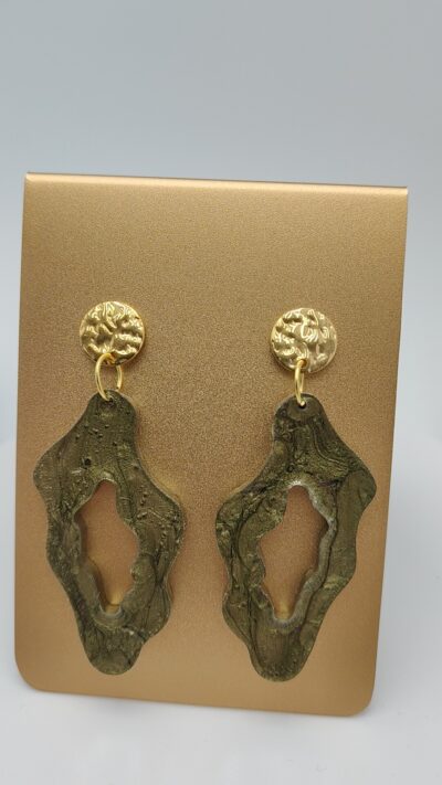 Pendientes de Lago Dorado by JoyArbs - Ref: A173