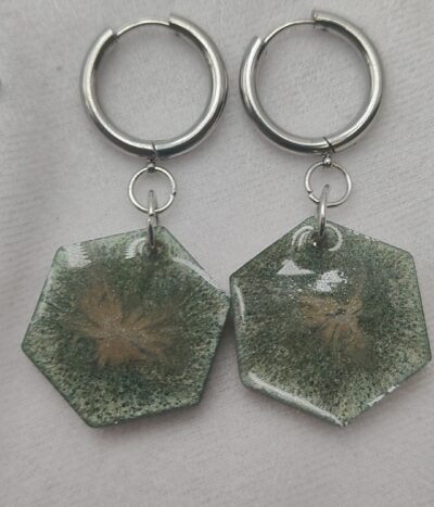Pendientes Aros Pulso Verde by JoyArbs - Ref: A192