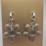 Pendientes de Flor Perlada by JoyArbs - Ref: A193
