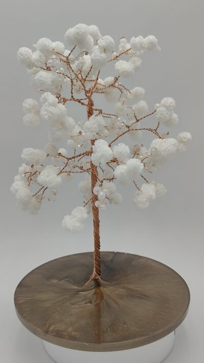 Árbol Nevado Brillante: Pureza y Renovación by JoyArbs - Ref: A272