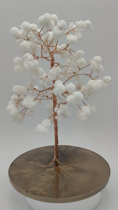 Árbol Nevado Brillante: Pureza y Renovación by JoyArbs - Ref: A272