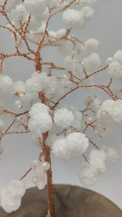 Árbol Nevado Brillante: Pureza y Renovación by JoyArbs - Ref: A272