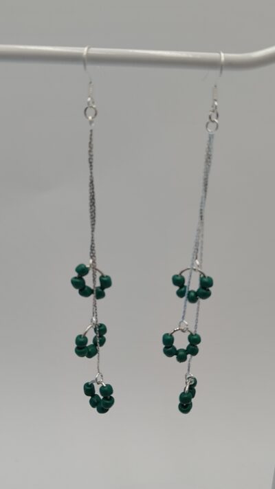 Pendientes Lluvia Verde by JoyArbs - Ref: A00236